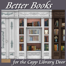 Better Books Capp Library Door logo