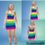 DudaSimsBR — Virginia Color Splash Dress logo