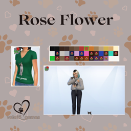 CC Wrench Override Rose Flower logo