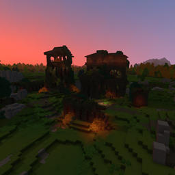 LAND1 - MINIDUNGEON - RUINED VILLAGE logo