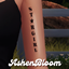 Tattoo N001 - AshenBloom logo