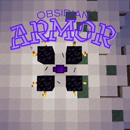 Obsidian Armor: Strongest and Best Armor in the game (Fabric) logo