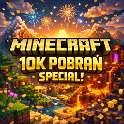 Ten thousands downloads special logo