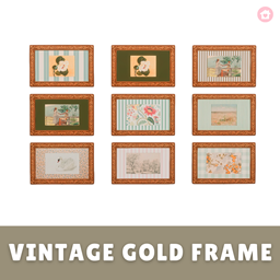 Vintage Gold Frame logo