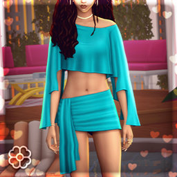 Melany Top and Skirt logo