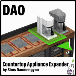 Countertop Appliance Expander By Sims Daomengyou | Spanish Translation By Dareksimmer