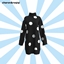 [charon&roqiqi]Polka dot long sweater logo