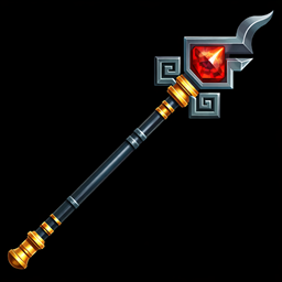 Kagami's Mana Flame Crystal Staff logo