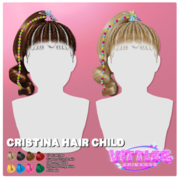 Cristina Child Hair with Beads logo