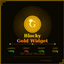 Blocky Gold Widget logo
