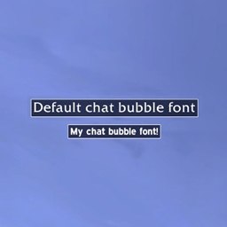 Chat Bubble Font Size logo