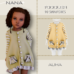 NANA7 - (Alika) Ruffled Dress