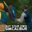 Simcalibur, the Purchased logo