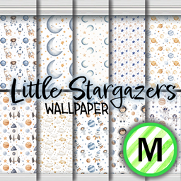 Merleaux - Little Stargazers - Wallpaper logo