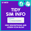 Tidy Sim Info logo