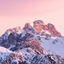 Sky Snow mountains Gradient logo