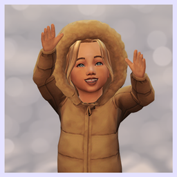 [LuygL] covered by snow overalls for toddlers logo