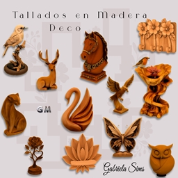 GM_Tallados en Madera Decoraciones logo