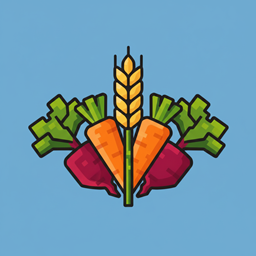 V+ Crops logo