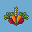 V+ Crops logo
