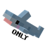 Only Blahaj logo