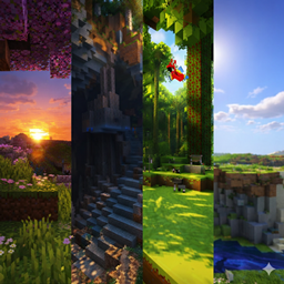 Many versions panorama with shaders project image
