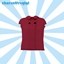 [charon&roqiqi]cropped shirt top logo