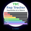 TBC Rep Tracker logo