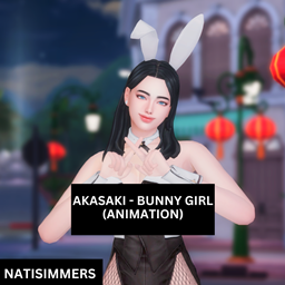 Bunny Girl  (Sims animation) logo