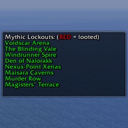 Mythic Dungeon Lockouts project image