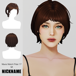 Maxis Match FHair 017 V1 logo