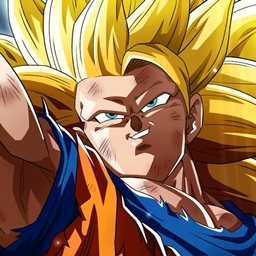 Animated Menu: goku SSJ3 edition logo