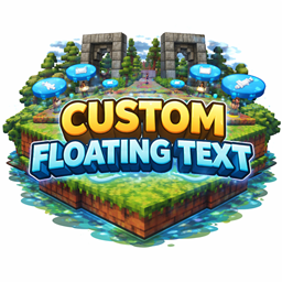Custom Floating Text logo
