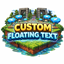 Custom Floating Text logo