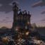 Medieval Fantasy Mountain Castle logo