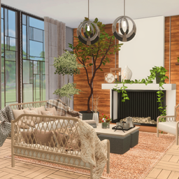 Rhysca Living Room – Organic Cabin Chic
