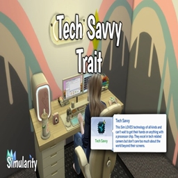simularity Tech Savvy Trait  translation spanish by Monisims