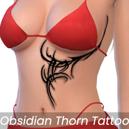 Obsidian Thorn Tattoo logo