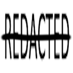 REDACTED logo