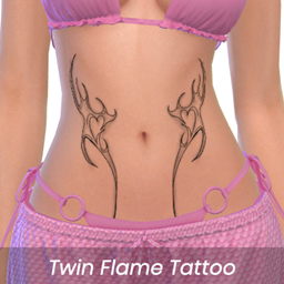 Twin Flame Tattoo logo