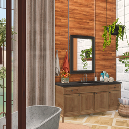 Rhysca Bathroom – Organic Cabin Chic