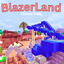 BlazerLand Theme Park logo