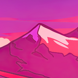 Sky colorful night in the mountains project image