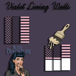 Violet Living Walls logo
