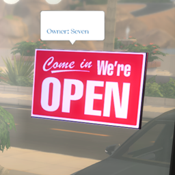 Open Sign (Functional) Businesses & Hobbies EP Required logo