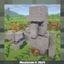 Moai Golem Statue logo