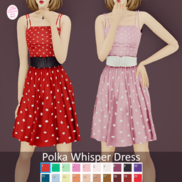 Polka Whisper Dress logo