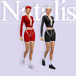 Jacket Sporty N01, Shorts Sports N01ⁿᵃᵗᵃˡⁱˢ logo