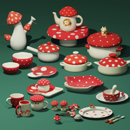 Toadstool Delights Set logo