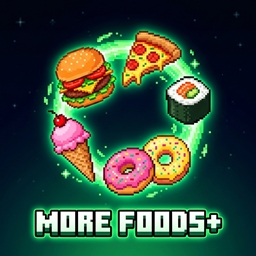 More Foods+ Addon: 15 Custom Foods & Effects logo